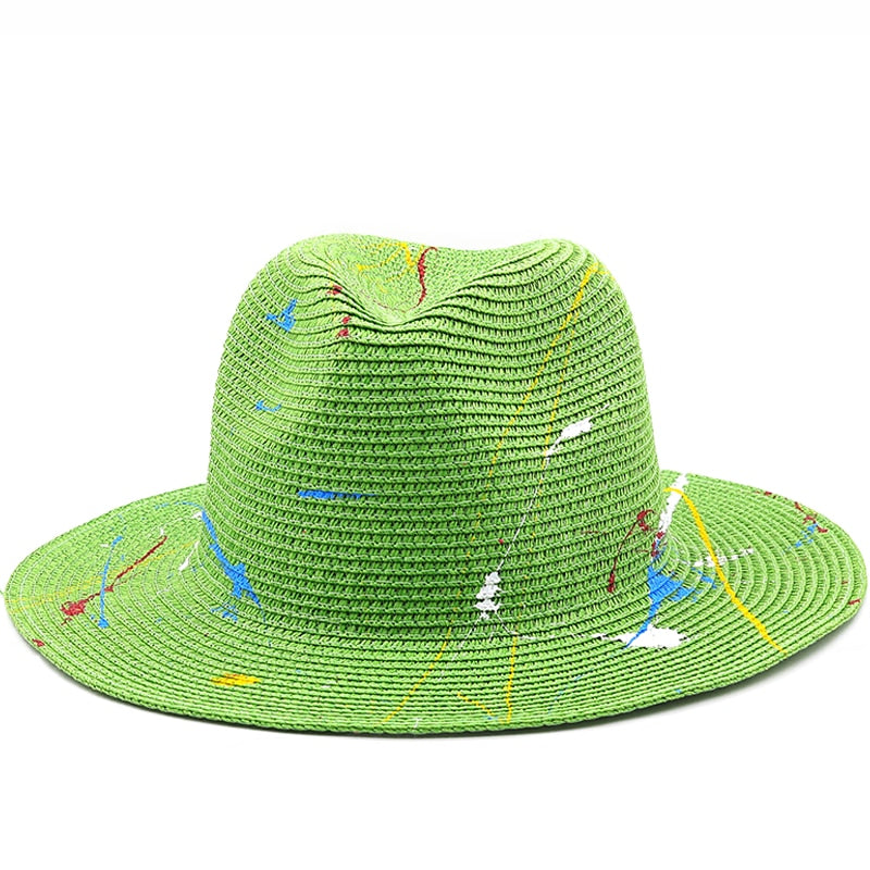 OBELIA Panama Hat in Green