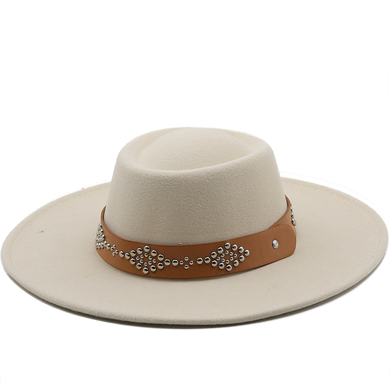IZARIA Fedora Hat in Tan