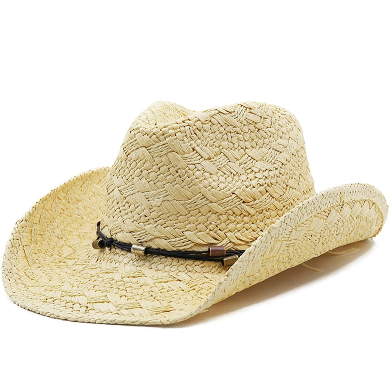 CLOVIS Men's Straw Cowboy Hat