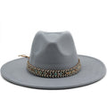 SLOANE Fedora Hat in Light Gray