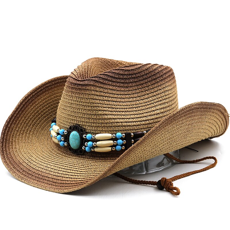 CLEO Cowboy Hat in Khaki/Brown